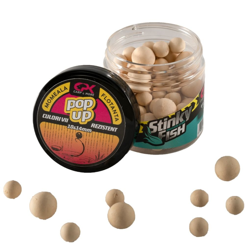 CPK Pop Up Boilies 10-14mm 40g Stinky Fish