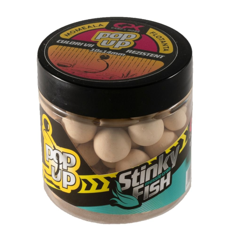 CPK Pop Up Boilies 10-14mm 40g Stinky Fish